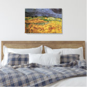 De velden van Vincent van Gogh Canvas Afdruk (Insitu (Slaapkamer))