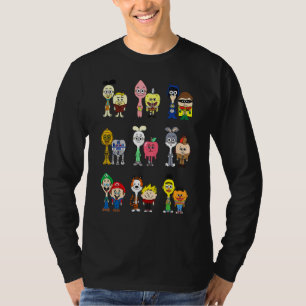 De vele gezichten van appels en ui t-shirt