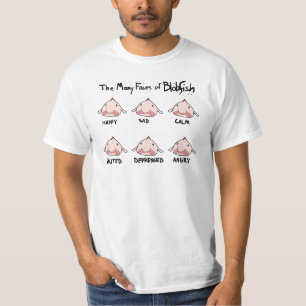 De vele gezichten van Blobfish T-shirt