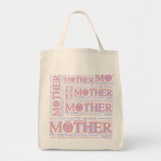 De vele rollen van een moeder - Bag Tote Bag (Voorkant)