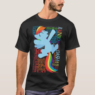 De vele woorden van Rainbow Dash vrienden T-shirt