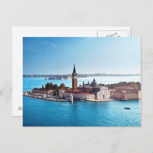 De Venise avec carte postale Amour (Devant / Derrière)