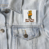 De ventilator vierkante button 5,1 cm (In situ)