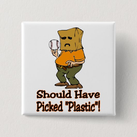 De ventilator vierkante button 5,1 cm (Voorkant)