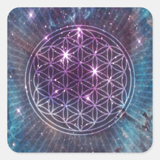 De ventilator vierkante sticker (Voorkant)