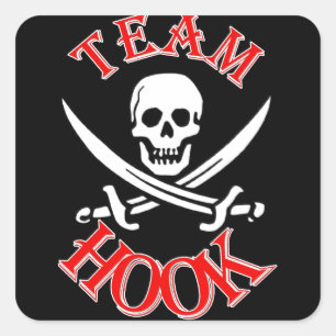 De ventilatortoestel van kapitein Hook Vierkante Sticker