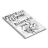 De verandering begint met u notitieboek (Rechterzijde)