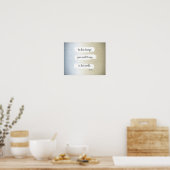 de verandering die het motivatie prijsbepalingspos poster (Keuken)