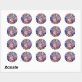 De Verandering Ronde Sticker (Vel)