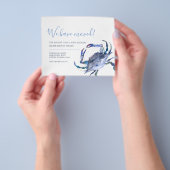 De Verandering van de begroting van de Krab van de Flyer (Hand)