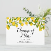 De Verandering van het manuscript van de Lemons va Save The Date (Staand voorkant)