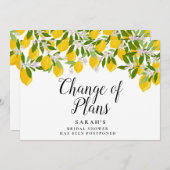 De Verandering van het manuscript van de Lemons va Save The Date (Voorkant / Achterkant)