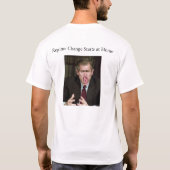 De verandering van het regime begint thuis t-shirt (Achterkant)