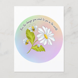 De verandering zijn briefkaart