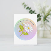 De verandering zijn briefkaart (Staand voorkant)