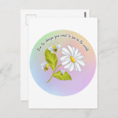 De verandering zijn briefkaart (Voorkant / Achterkant)