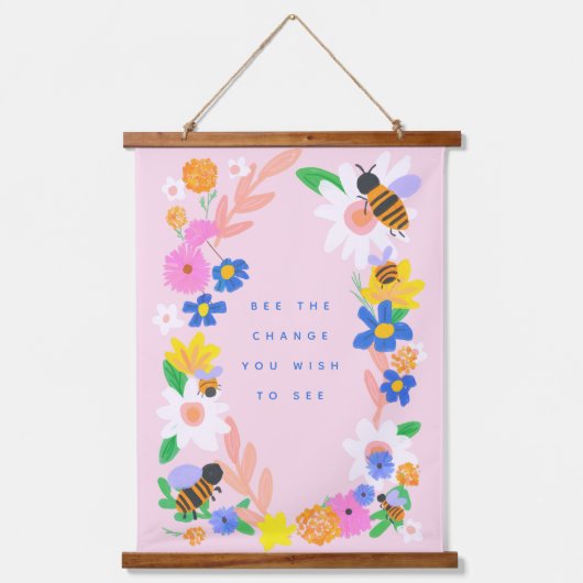 De verandering zijn hangend wandkleed (Voorkant)