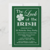 De verantwoordelijkheid van de Ierse St. Patrick's Kaart (Voorkant)