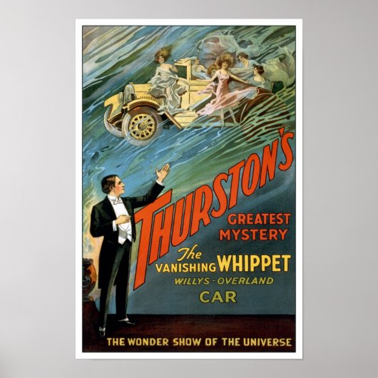 De verbannen auto, 1925.  Magicus Poster (Voorkant)