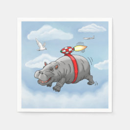 De verbazingwekkende vlucht van Rocket Hippo Servet