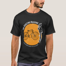 De verbluffende fiets t-shirt