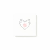 De verboden roos post-it briefjes