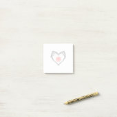 De verboden roos post-it briefjes post-it® notes (Op bureau)