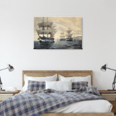 De verbondenheid van de bevrijdende expeditie van  canvas afdruk (Insitu (Slaapkamer))