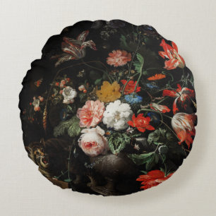 De verbouwde Bouquet door Abraham Mignon Rond Kussen