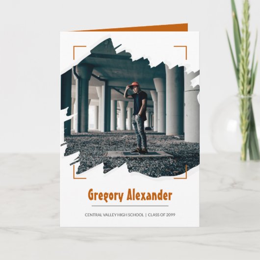 De verbrande Abstracte Foto van de Borstel van de  (Voorkant)