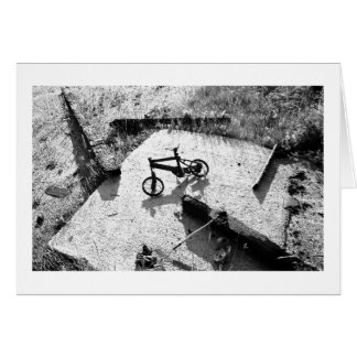 De verbrande fiets blijft