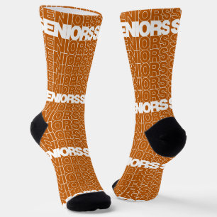 De verbrande Oranje Seniors Seniors Seniors Socks Sokken
