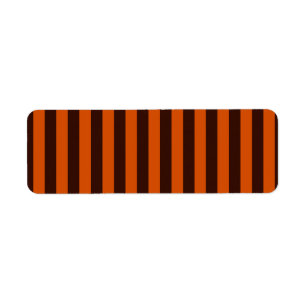 De verbrande Oranje stijl van het Stripes Retro pa Etiket