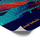 De verbrande Struik Abstract Poster (Hoek)