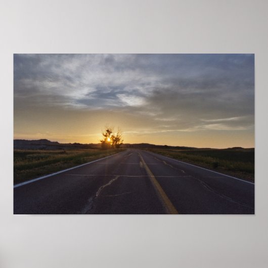 De verbrande Struik Poster (Voorkant)