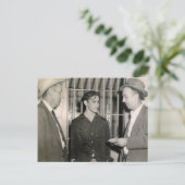 DE VERDACHTE #46 BRIEFKAART (Staand voorkant)