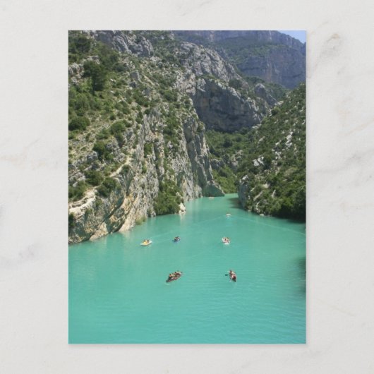 De Verdon Gorge Briefkaart (Voorkant)
