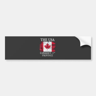 De Verenigde Staten, Canada's 11e Provincie Canada Bumpersticker