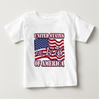 De Verenigde Staten van Amerika est 1776 met de