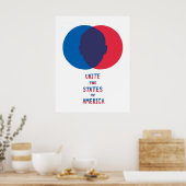 De Verenigde Staten verenigen Poster (Keuken)