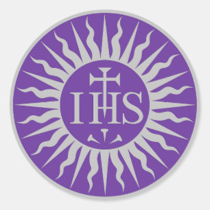 De vereniging van Jezus - Jesuit Ronde Sticker