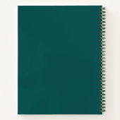 De vergeetachtige vriend: to-do lijst Blauwgroen N Notitieboek (Achterkant)