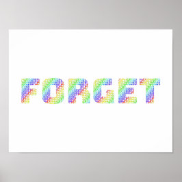 De Vergevingskunst: Sta jezelf toe REGEN te VERGET Poster