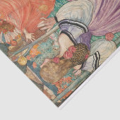 De vergulde appel van Eleanor Fortescue-Brickdale Tissuepapier (Detail)