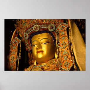 De vergulde Jowo Boeddha-beeld, Jokhang-tempel, Poster
