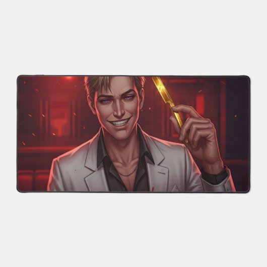 De vergulde maaier bureaumat (Voorkant)