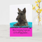 De Vergunning van Licker van het Moederdag van Kaart (Gele Bloem)