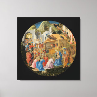 De verheerlijking van de Magi Canvas Afdruk