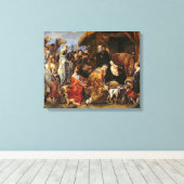 De verheerlijking van de Magi Canvas Afdruk (Insitu (Houten vloer))