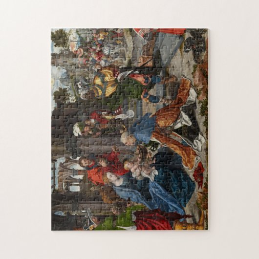 De verheerlijking van de Magi Legpuzzel (Verticaal)